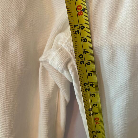 Mother The Looker Skinny Jeans Mirror Mirror White Mid Rise Preppy Women's 27 - Picture 12 of 15